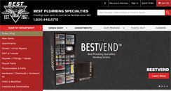 Desktop Screenshot of bestplumbingspecialties.com